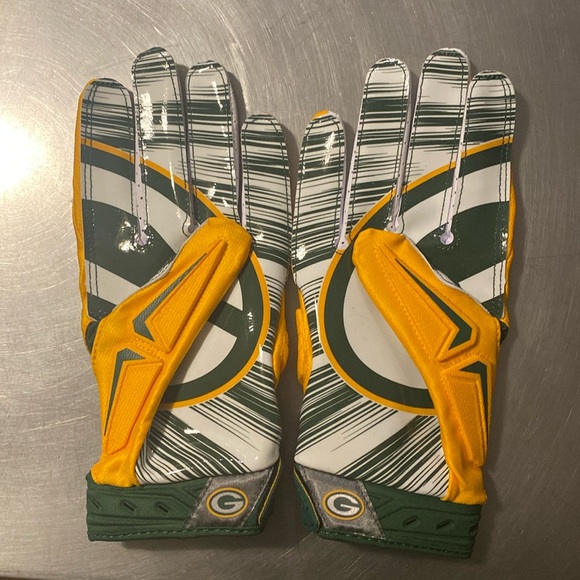 Nike NFL Receiver Gloves - Green Bay Packers - Picture 1 of 4
